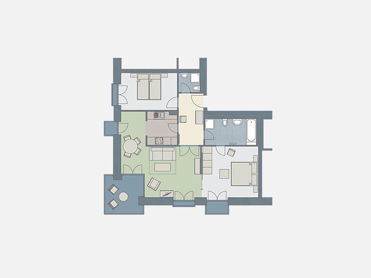 Kaiservillen Heringsdorf - Ferienwohnung Mit 2 Schlafzimmern Und Balkon D212 מראה חיצוני תמונה